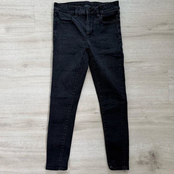 American Eagle Black Next Level Stretch Jegging Jeans Size 2 Short - Picture 1 of 6